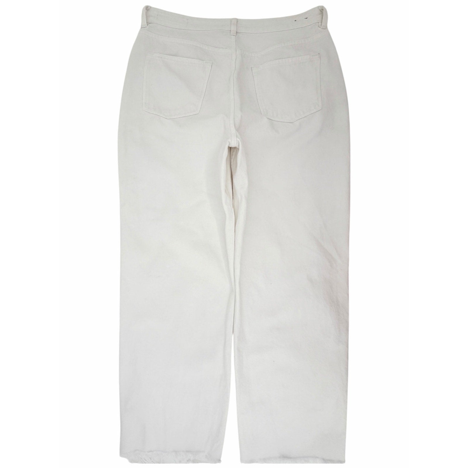 AllSaints Ash Women's White Distressed Boyfriend Jeans 31