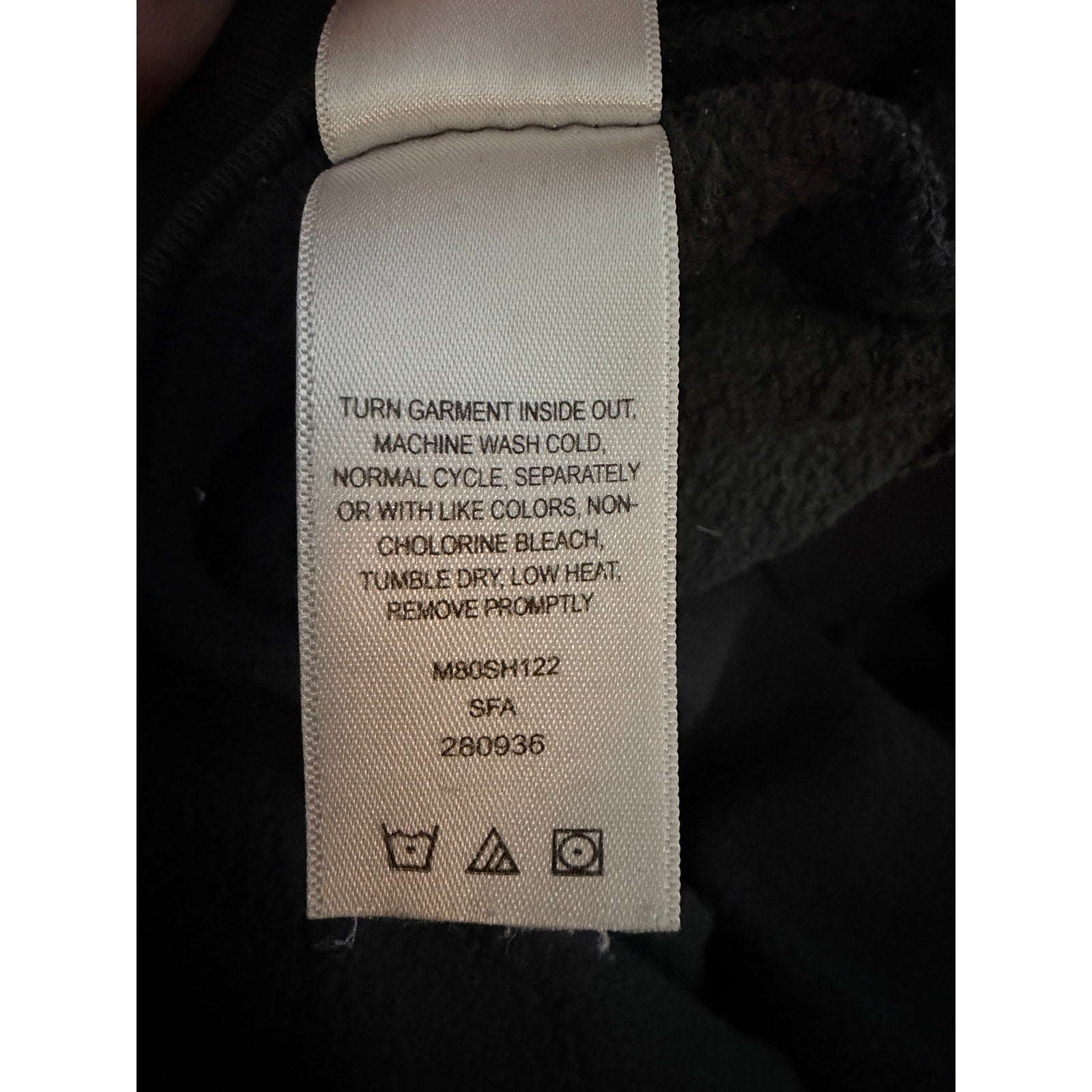 Cabela's Script Logo Pullover Hoodie XL Tall Black Fleece Sweatshirt