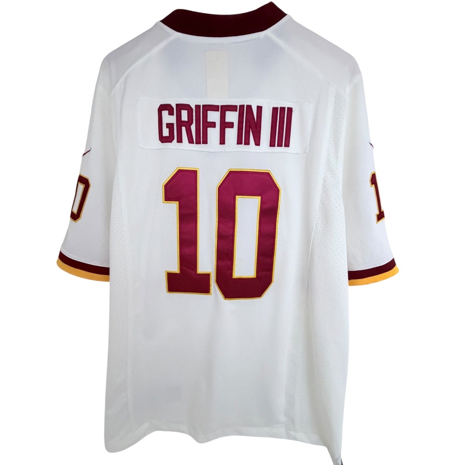 Nike Washington Commanders Robert Griffin III 10 NFL Field Jersey Mens XL White