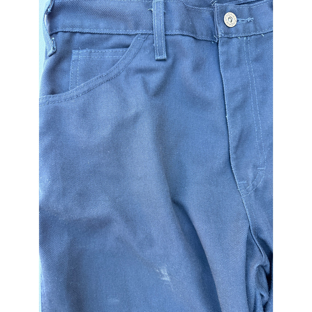 Dickies Work Pants Mens 34x32 Navy Blue Straight Leg Workwear Pants