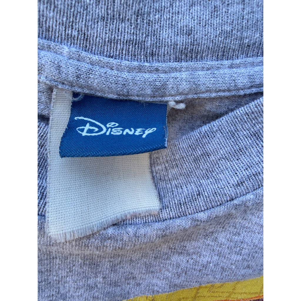 Disney Gray Mickey Las Vegas Graphic Short Sleeve T-Shirt Small