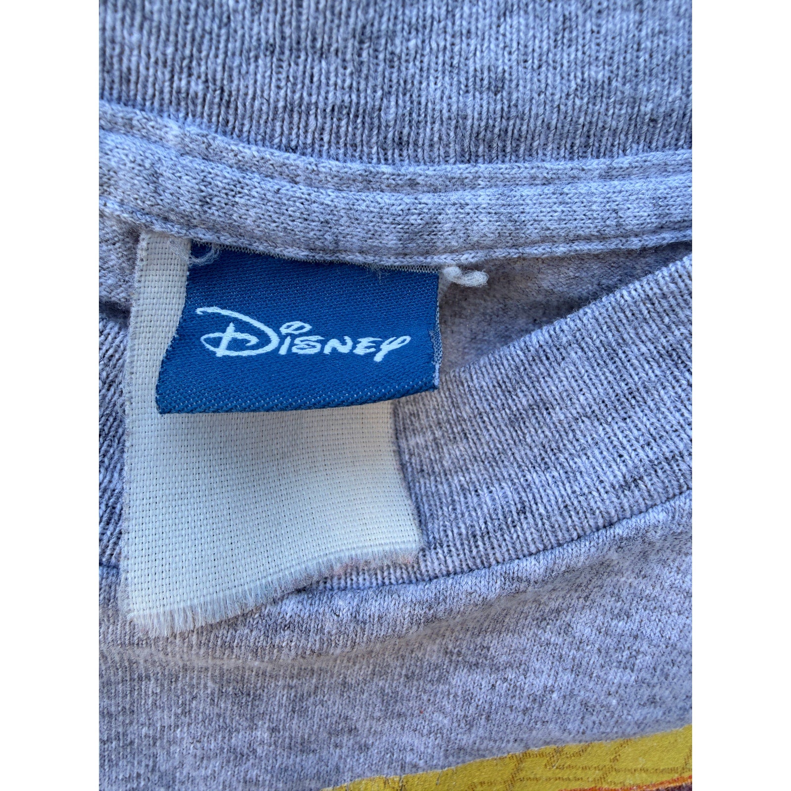 Disney Gray Mickey Las Vegas Graphic Short Sleeve T-Shirt Small
