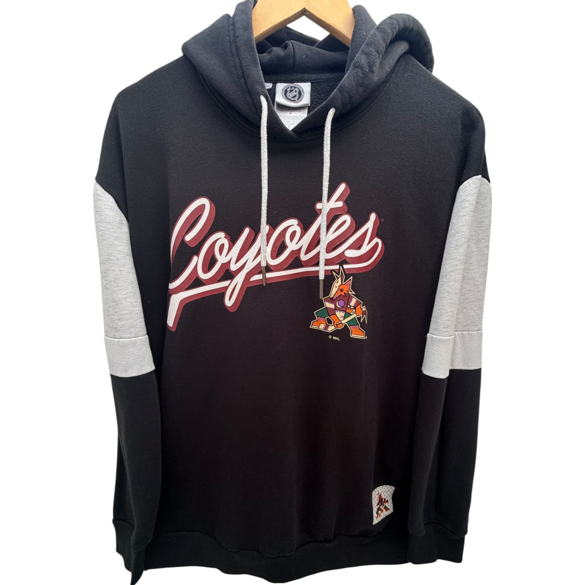 NHL Men's Black Coyotes Hoodie — front view