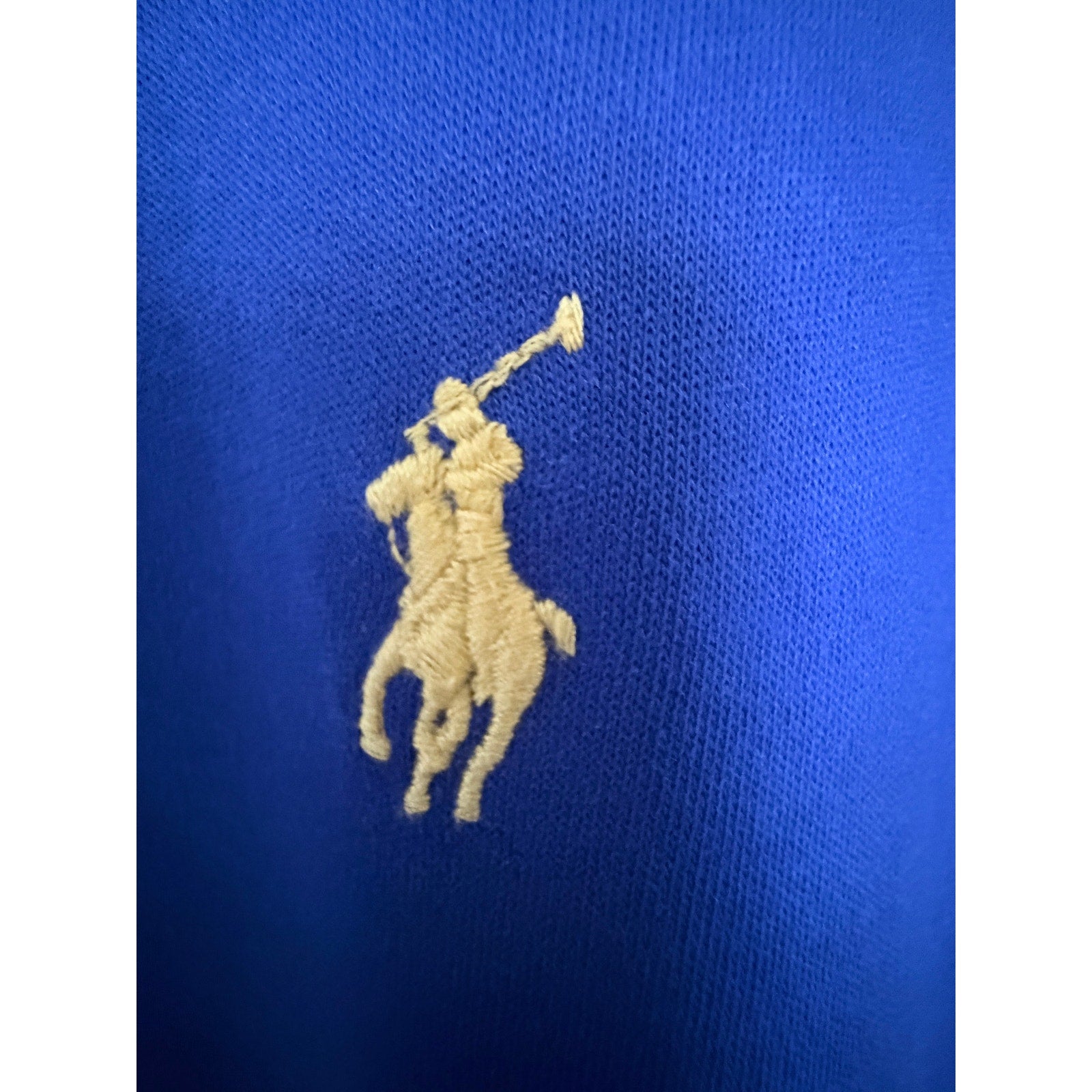 Polo Ralph Lauren Mens Polo Shirt Blue Short Sleeve Pony Logo Golf Casual L