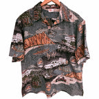 Vintage Lahens Hawaii Honolulu Police Hawaiian Aloha Shirt Mens XL