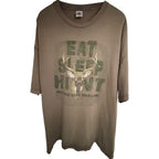 A A Activewear Mens Deer Hunting Graphic T Shirt Tan Size 3XL