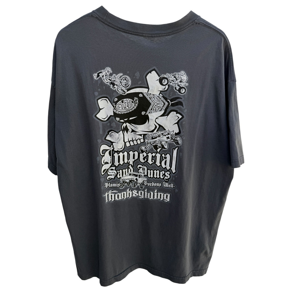Imperial Sand Dunes T Shirt Mens XL Black Off Road Motocross Desert Graphic Tee