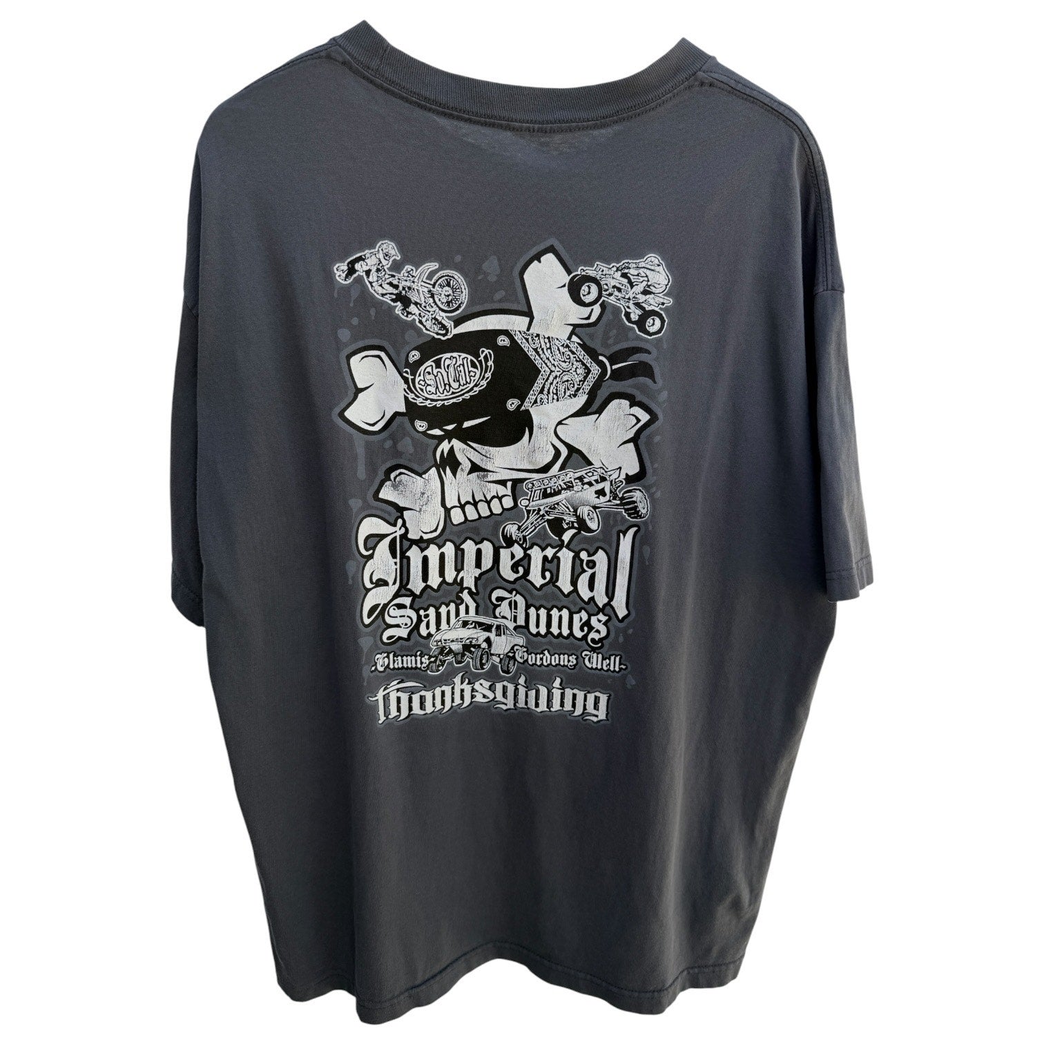 Imperial Sand Dunes T Shirt Mens XL Black Off Road Motocross Desert Graphic Tee