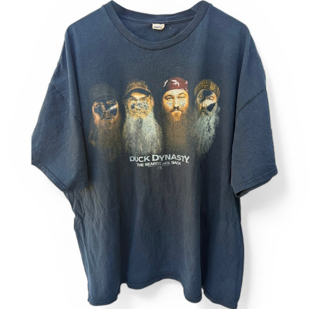 Gildan Gray T-Shirts Duck Dynasty Shirt Mens 3XL Black