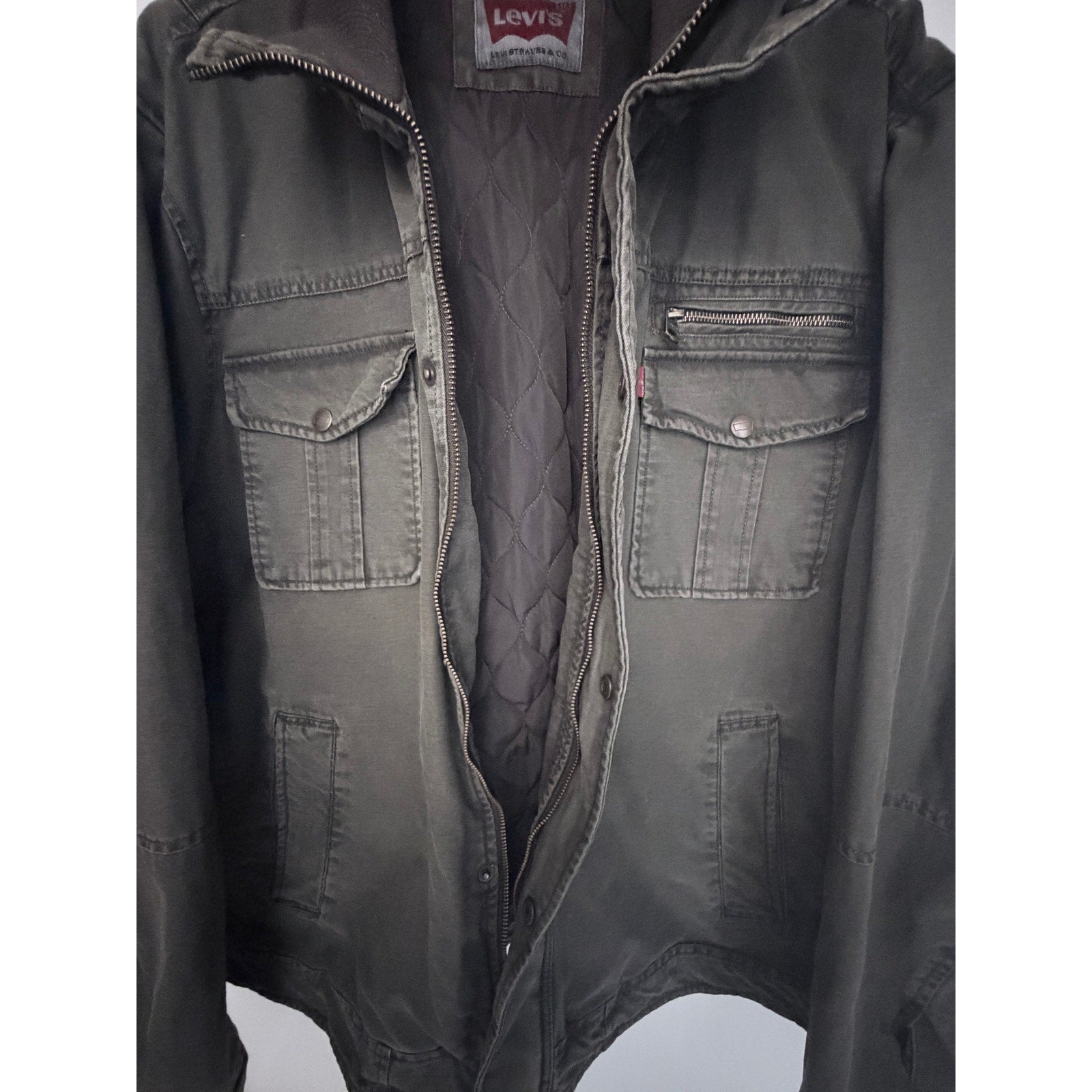 Levi's Olive Utility Jacket Mens XXL