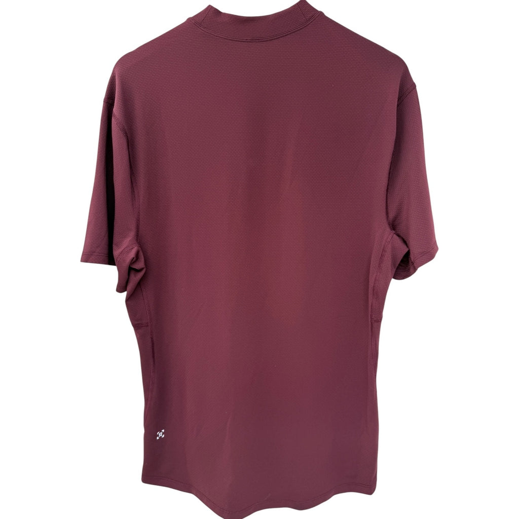 Lululemon Training Shirt Mens XL Burgundy Athletic Performance Workout Tee