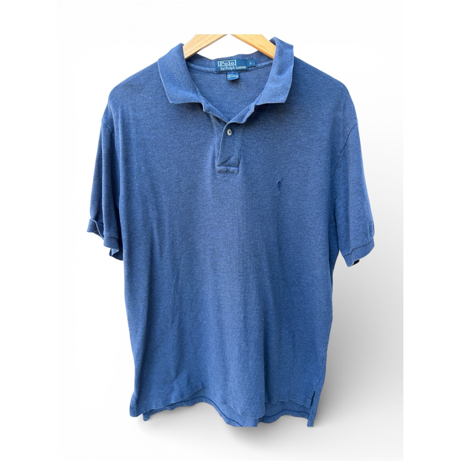 Polo Ralph Lauren Blue Short Sleeve Polo Shirt Large