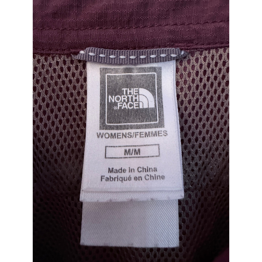 The North Face Button Up Shirt Womens Medium Purple Hiking Outdoor Lightweight