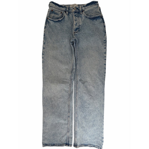Abercrombie 90s Baggy Low Rise Jeans Womens 26 Light Wash