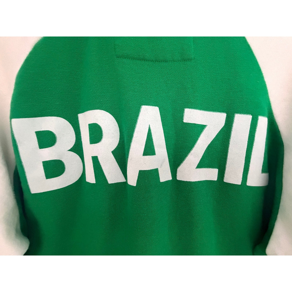 Carbon Brazil Flag Full-Zip Sweatshirt Jacket Large - product photo 6
