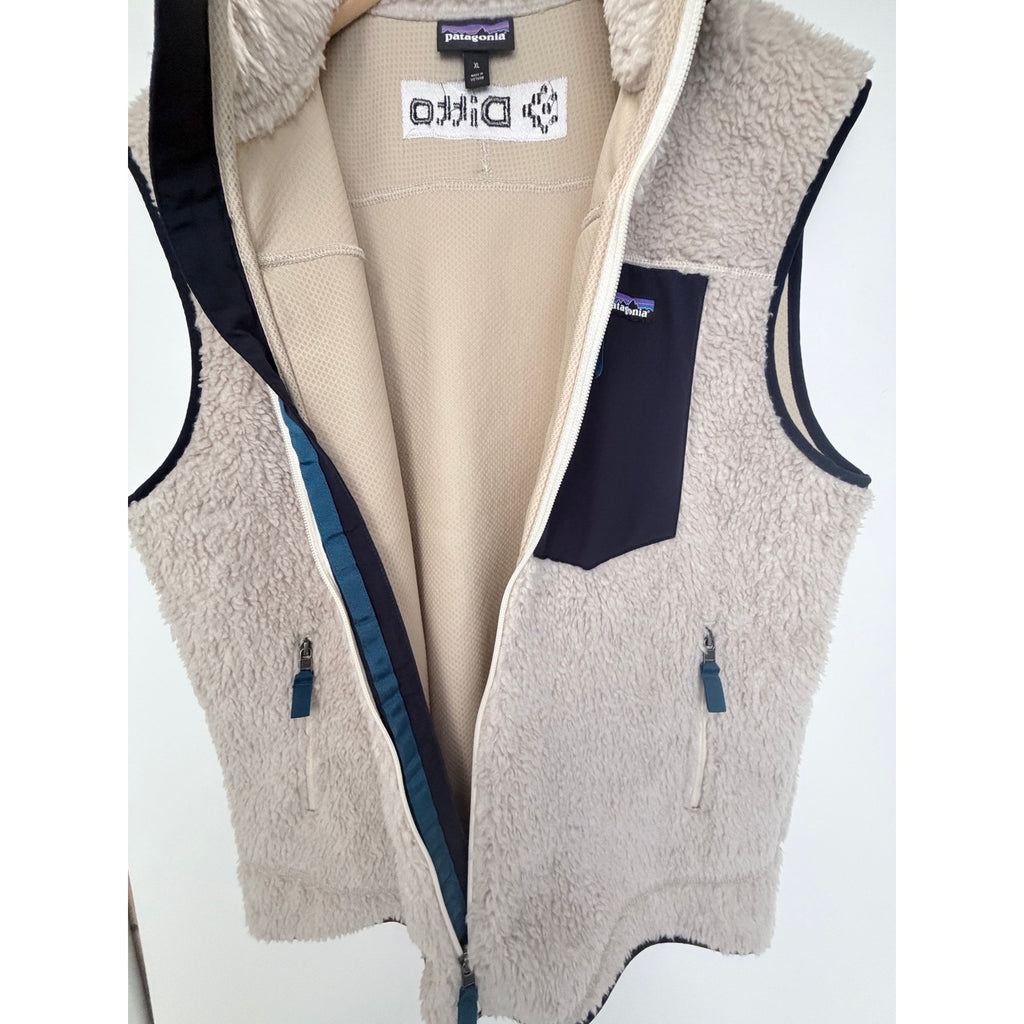 Patagonia Mens Better Sweater Fleece Vest Cream Full Zip XL