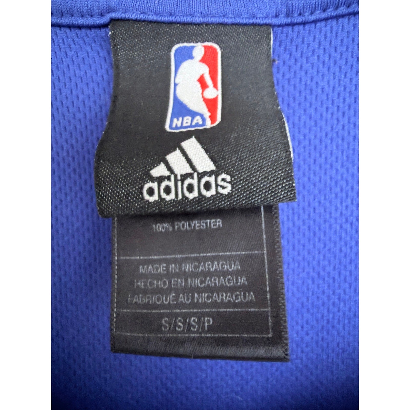 Adidas Golden State Warriors Stephen Curry 30 NBA Jersey Womens Small Blue