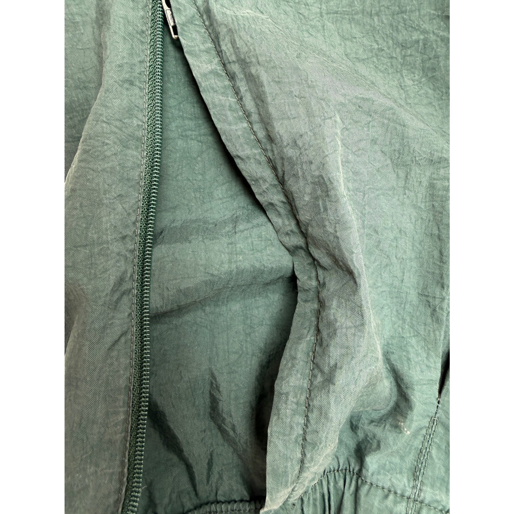 Nike Nylon Track Pants Mens Large Green Vintage Windbreaker Bottoms