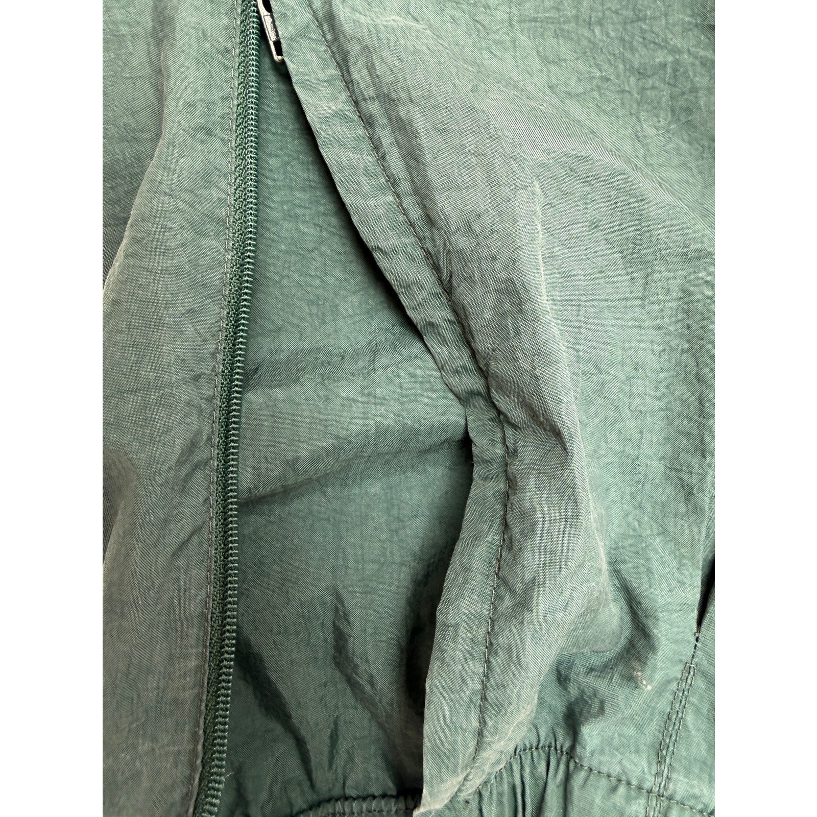 Nike Nylon Track Pants Mens Large Green Vintage Windbreaker Bottoms