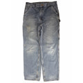 Carhartt B13 DPS Original Dungaree Carpenter Jeans Mens 34x32 Light Wash Denim