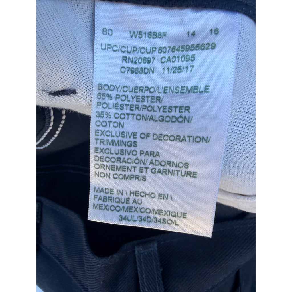 Dickies Work Pants Mens 34x32 Navy Blue Straight Leg Workwear Pants
