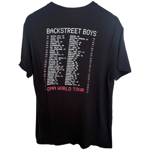 Backstreet Boys Band T Shirt Mens Large Black BSB 2022 Graphic Concert Tee
