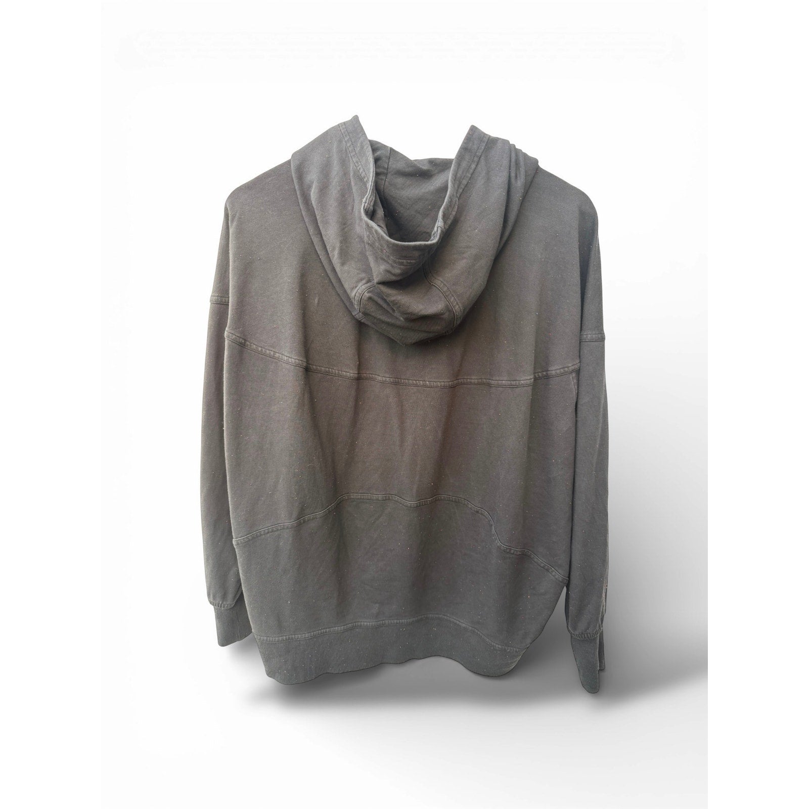 Lululemon Pullover Hoodie Black Faded Minimalist Sweatshirt Womens S