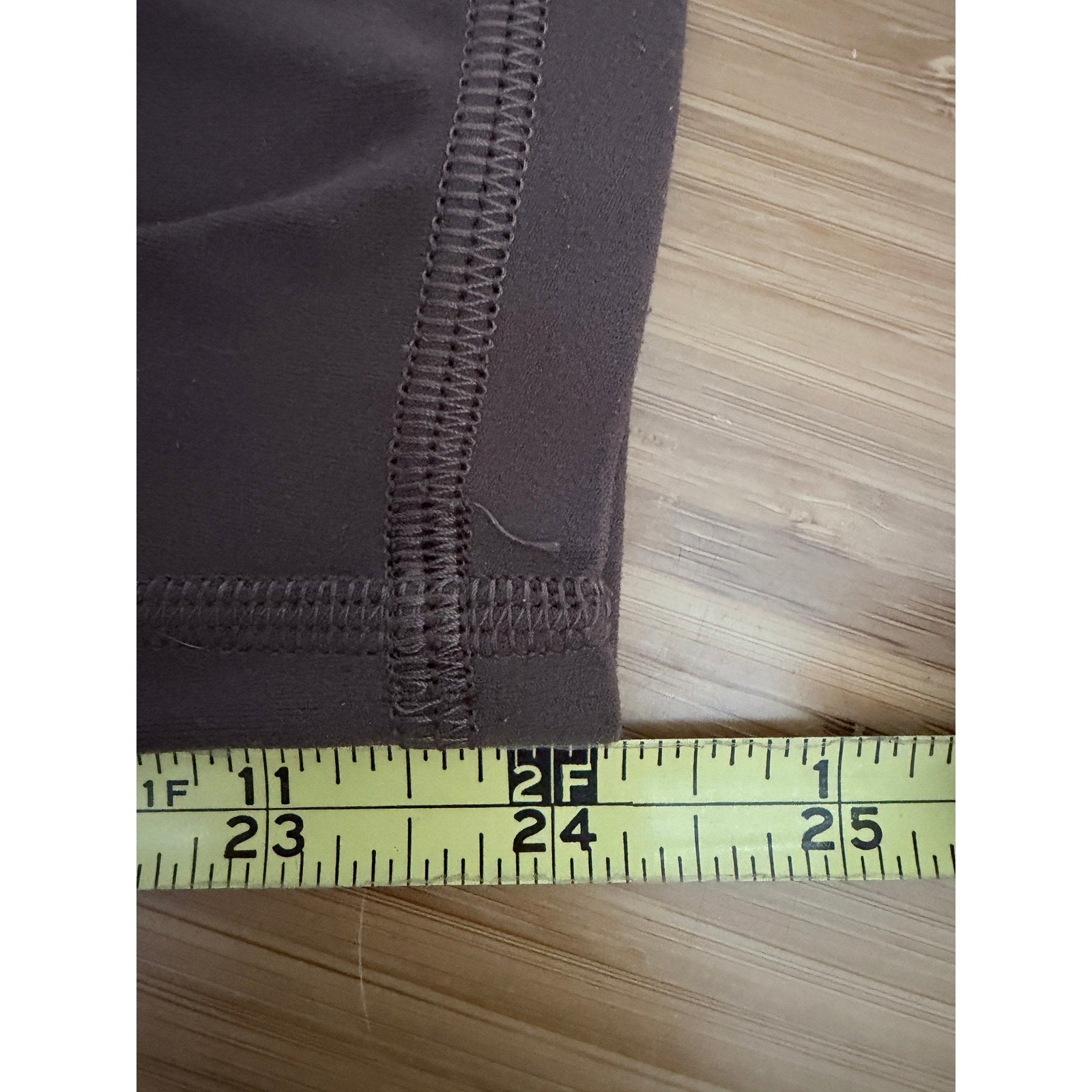 Lululemon High Rise Pocket Leggings Womens Brown 24 Inseam