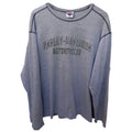 Harley Davidson Long Sleeve Shirt Mens Large Gray Motorcycles Maryland Graphic