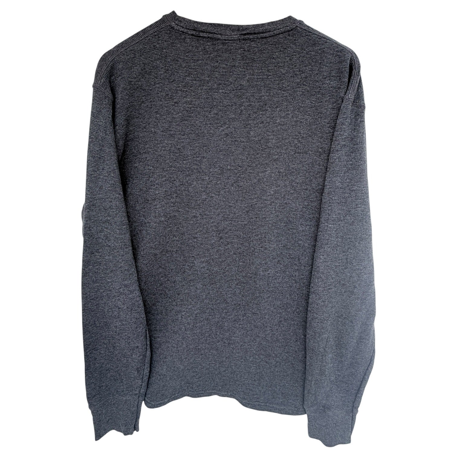 Polo Ralph Lauren Thermal Shirt Mens Large Gray Waffle Knit Sleepwear Pony Logo
