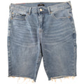 True Religion Ricky Denim Shorts Mens 36 Blue Relaxed Straight Cutoff Jean