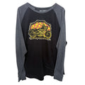Harley Davidson Long Sleeve Shirt Mens XL Black Gray Motorcycle Graphic Tee
