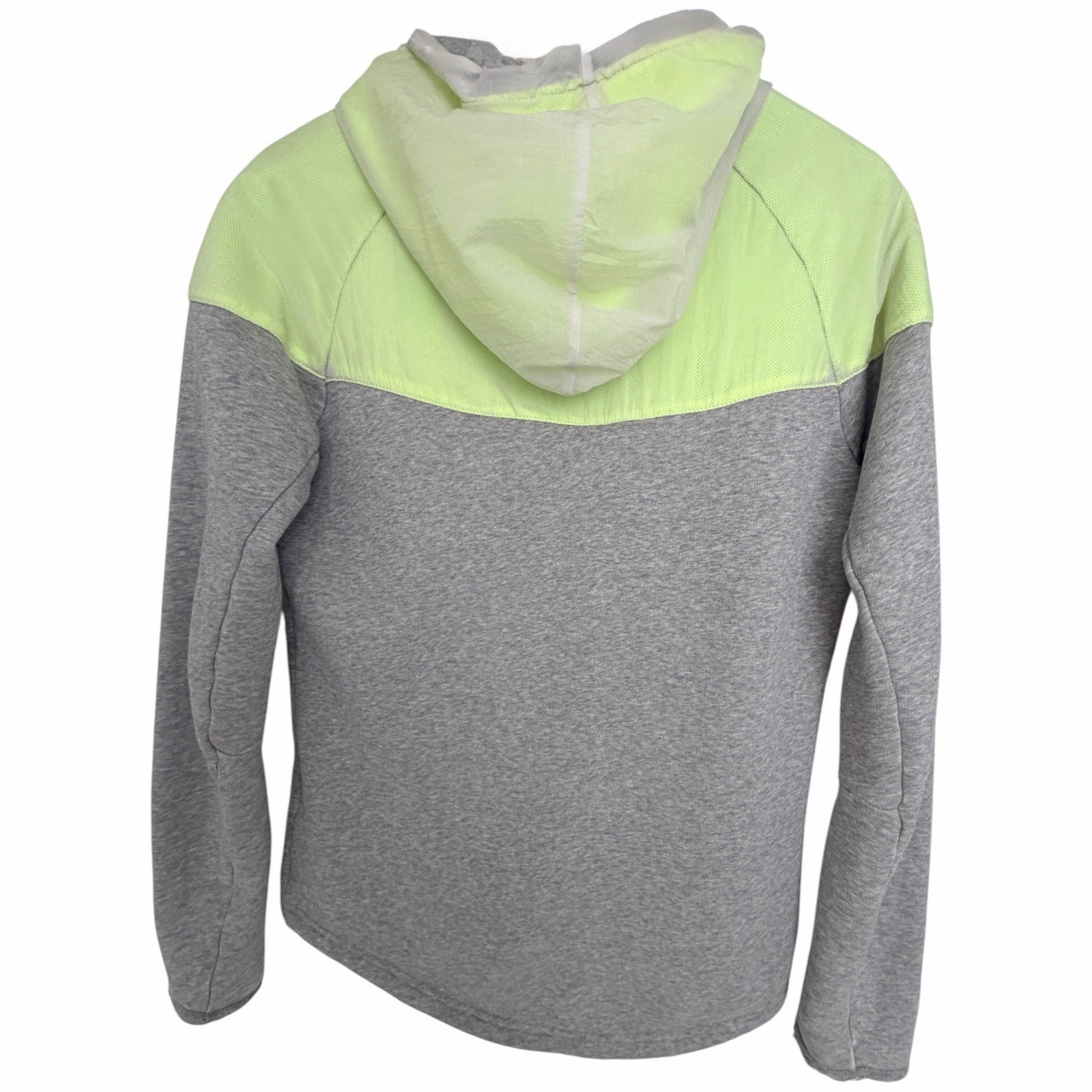 Nike Track & Field Hoodie Womens Medium Gray Volt
