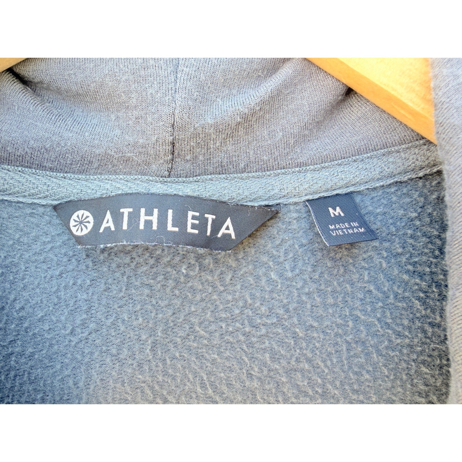 Athleta Open Front Hoodie Womens Medium Gray Athletic Lounge