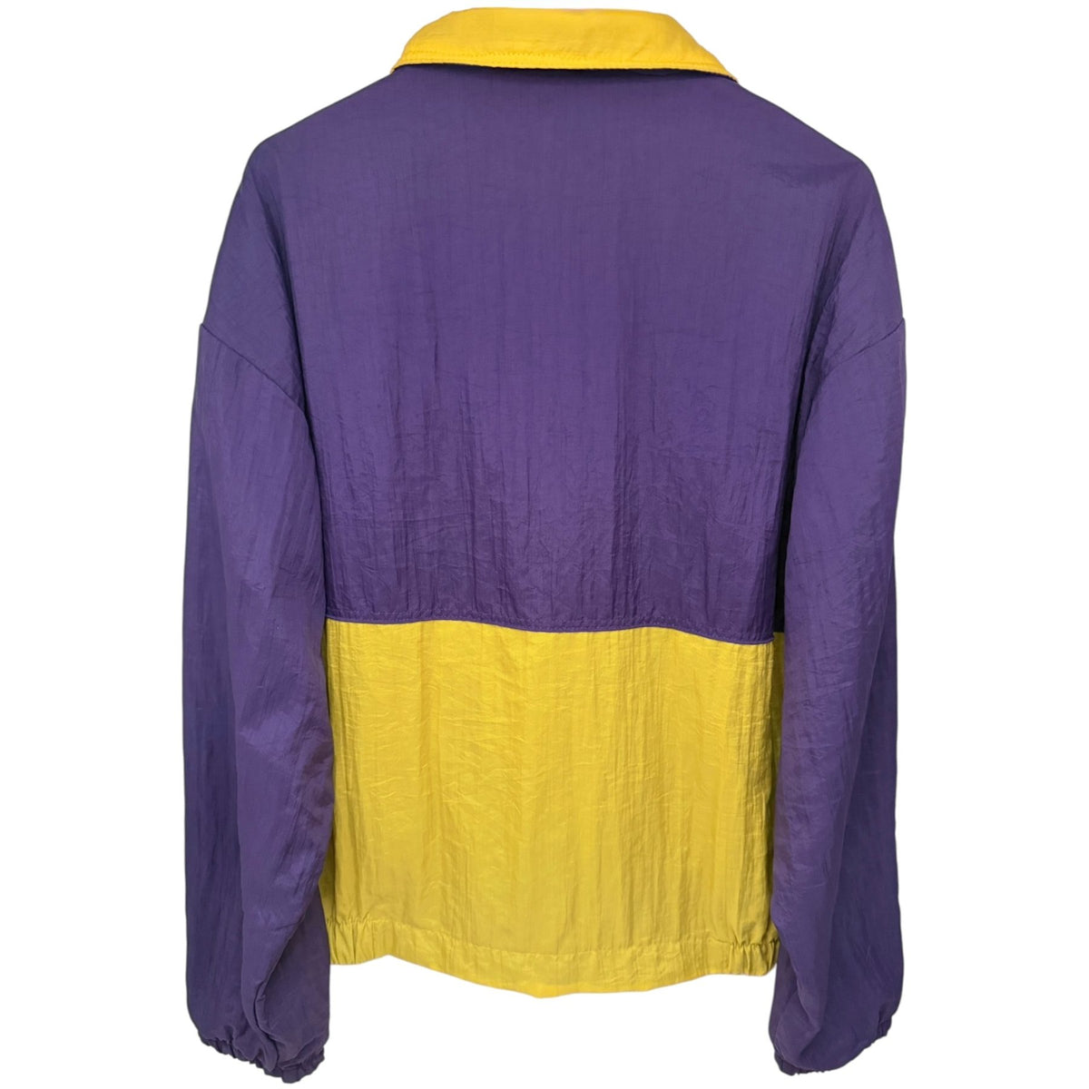 Swingster Men's Purple Colorblock Jacket — back view