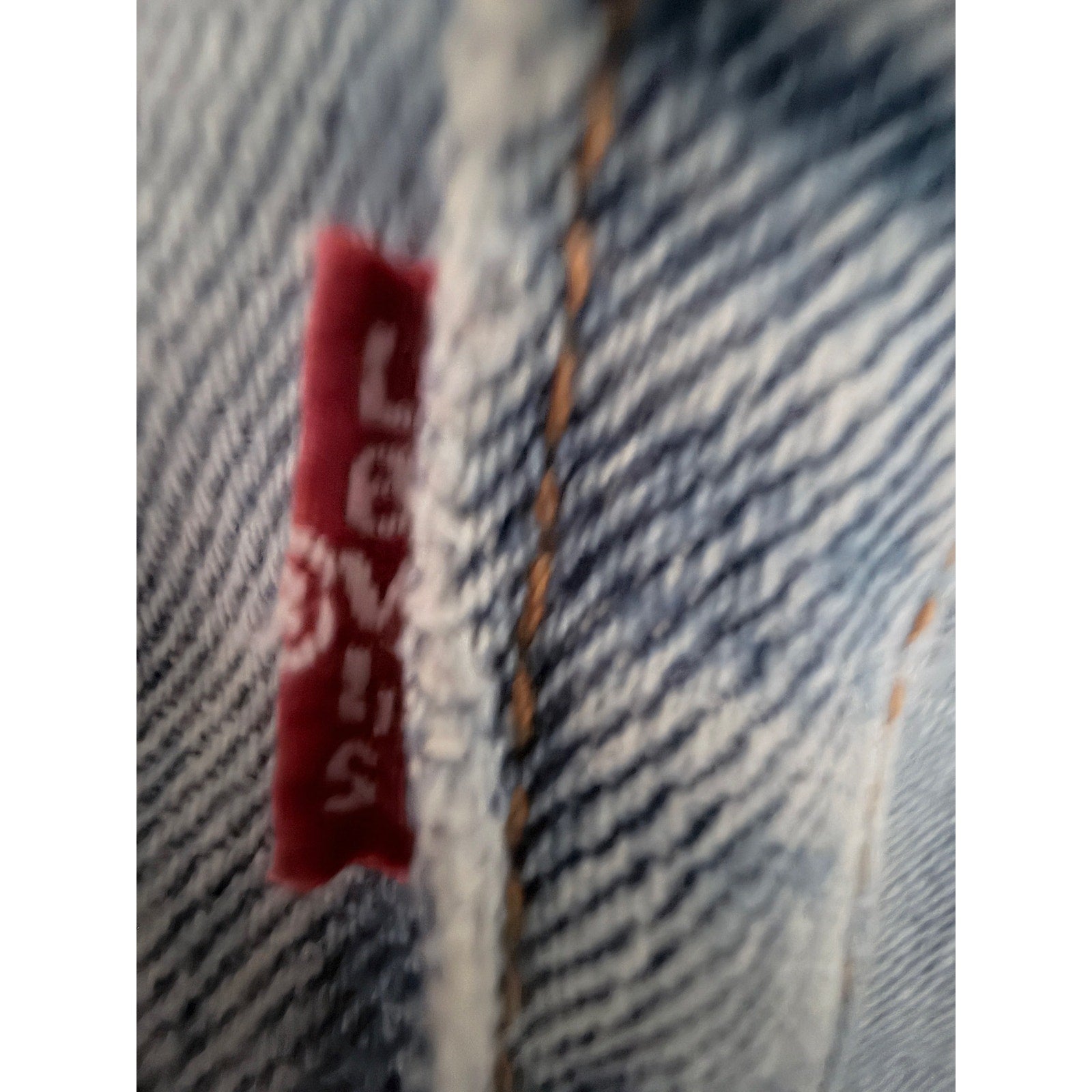 Levi's 501 Original Fit Jeans Men's 36x29 Light Wash Button Fly Denim
