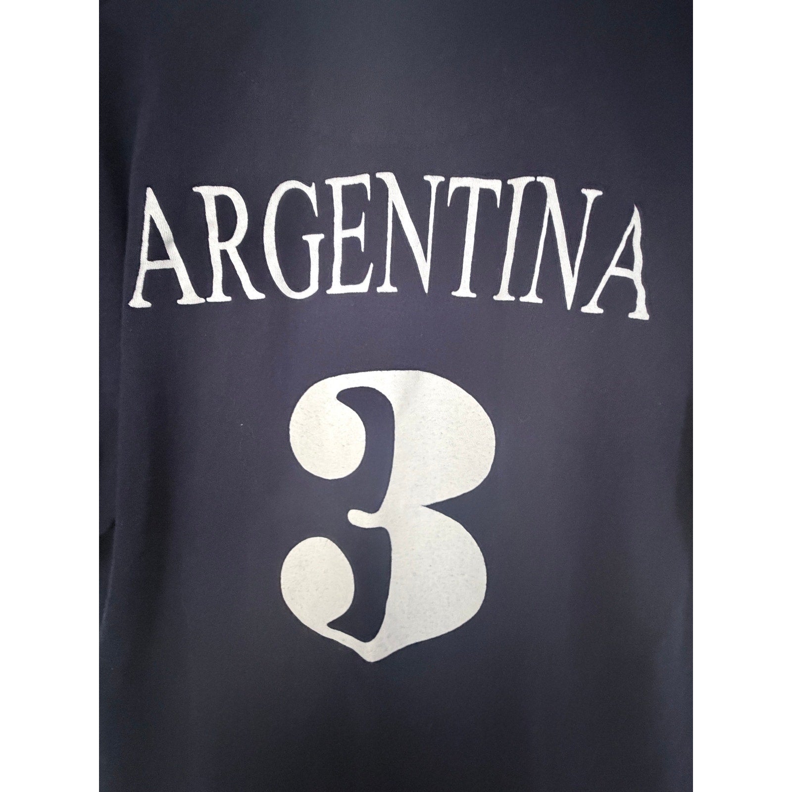 Argentina Polo Shirt Mens XL Rugby Style Short Sleeve Argentina Graphic Navy