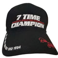 Winner's Circle Men's Black Dale Earnhardt 7 TIME NASCAR WINSTON CUP SERIES CHAMPION Hat — front view