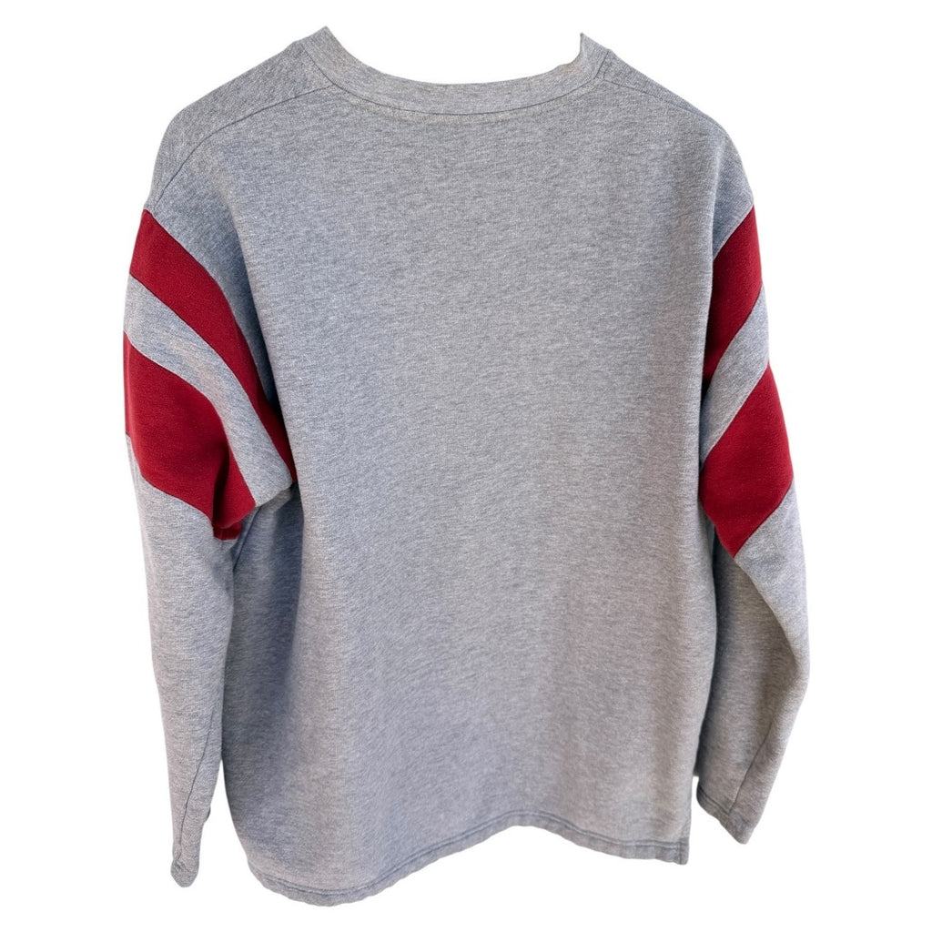 Arizona Cardinals Shirt Mens XL Gray Red NFL Football Long Sleeve Pullover