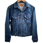Levi's Men's Blue Sherpa Jacket — front view