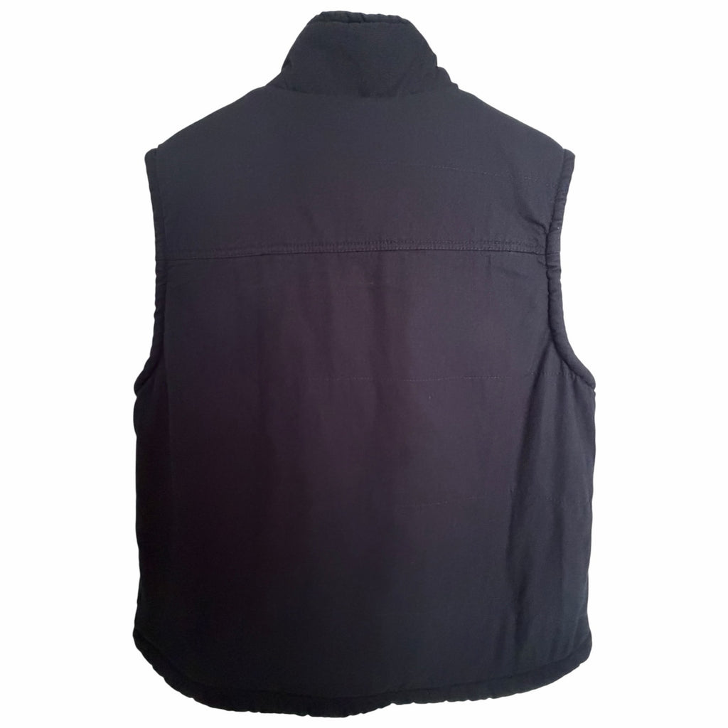 Lee Premium Select Mens Medium Black Sherpa Lined Full Zip Vest