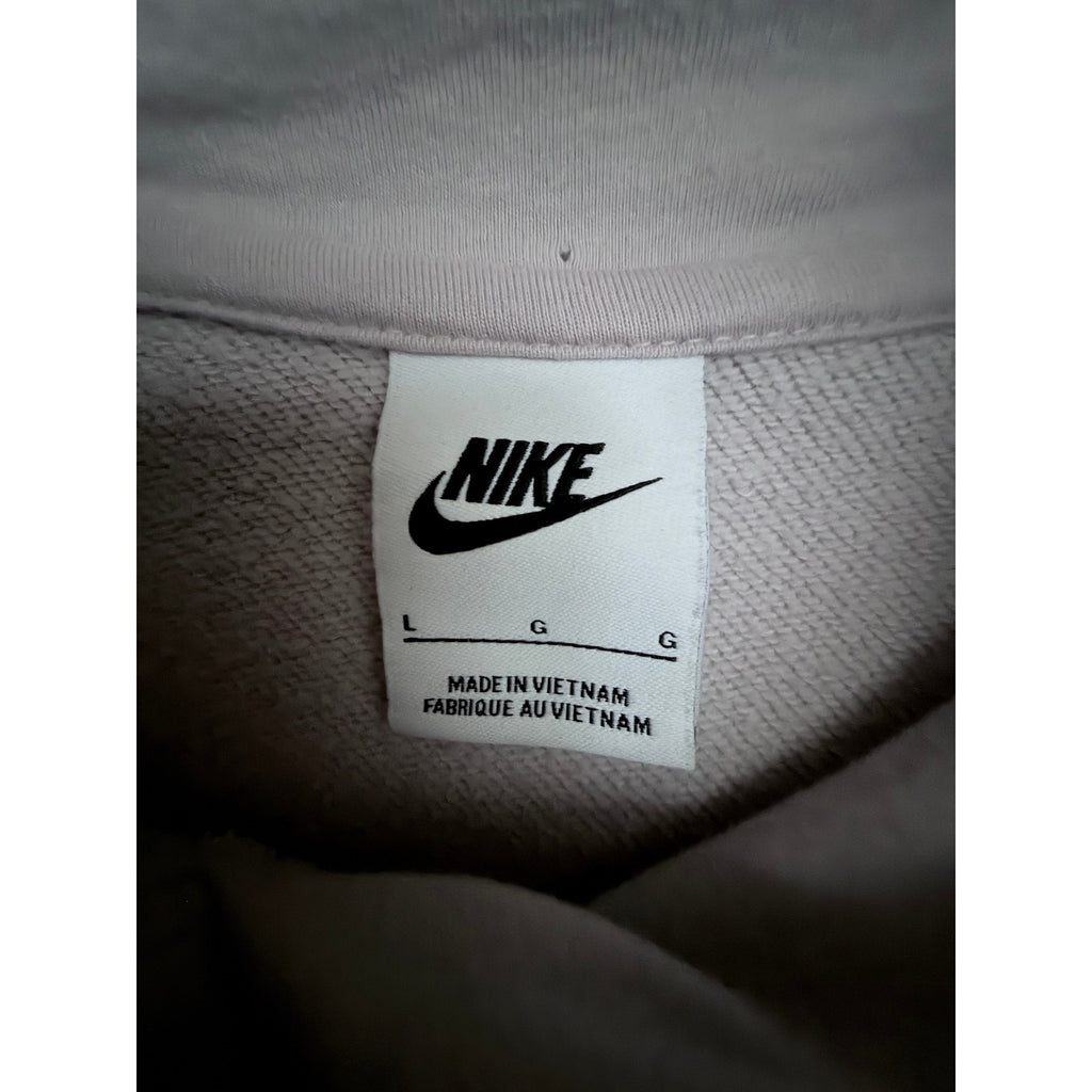 Nike Club Fleece Pullover Hoodie Mens Large Gray Embroidered Swoosh
