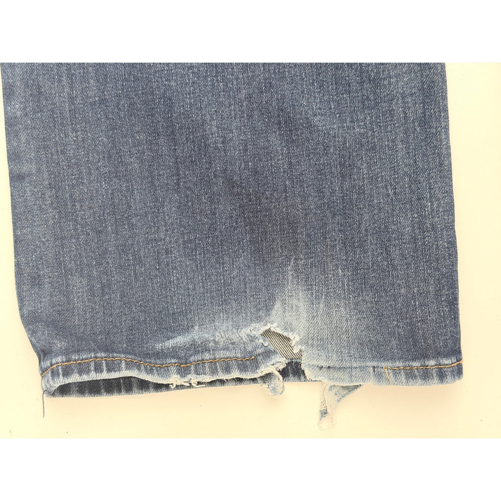Hudson Jeans Mens 32 Blue Bootcut Stretch Denim Pants Flap Pocket