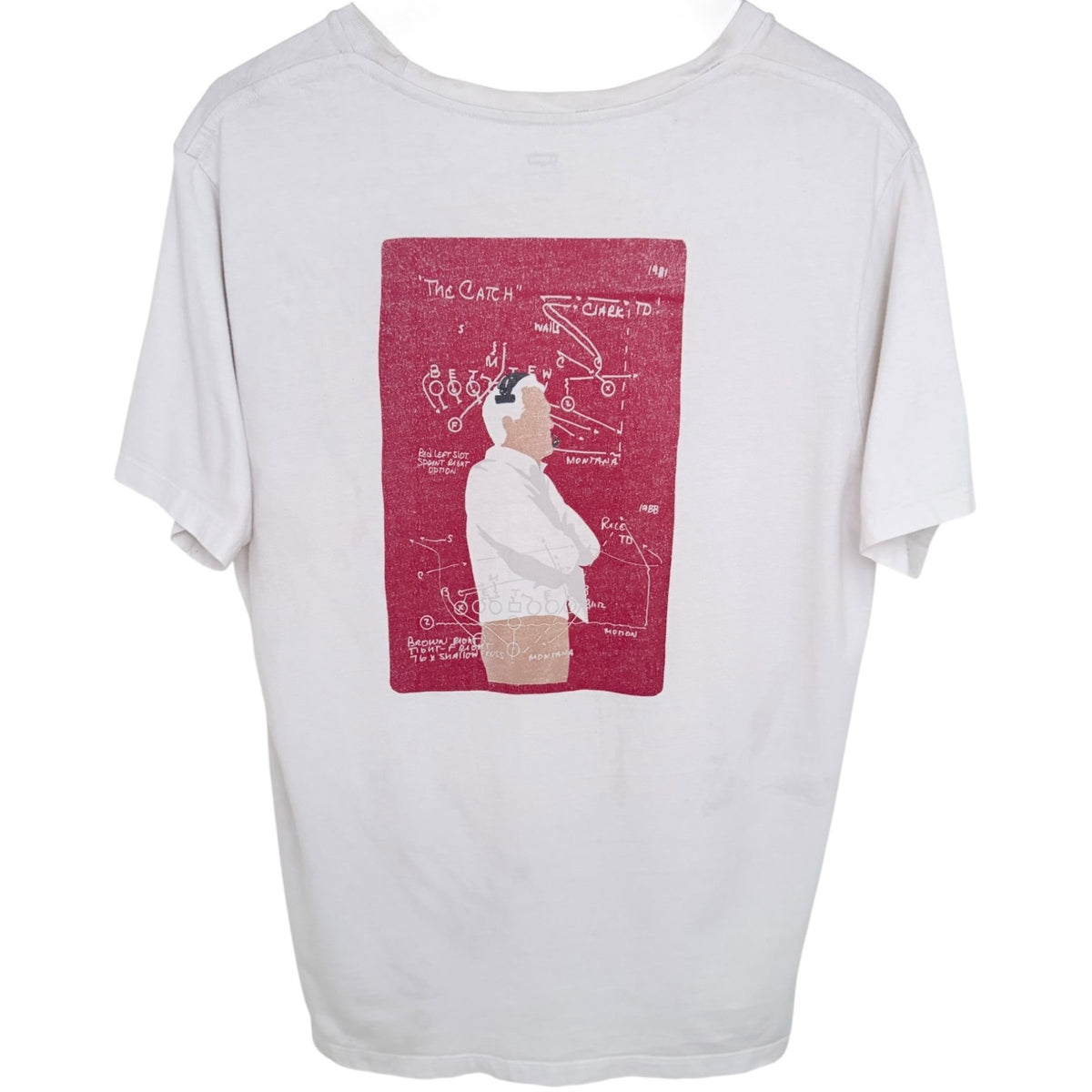 Levi's Men's White Bill Walsh Crewneck T-Shirt — front view