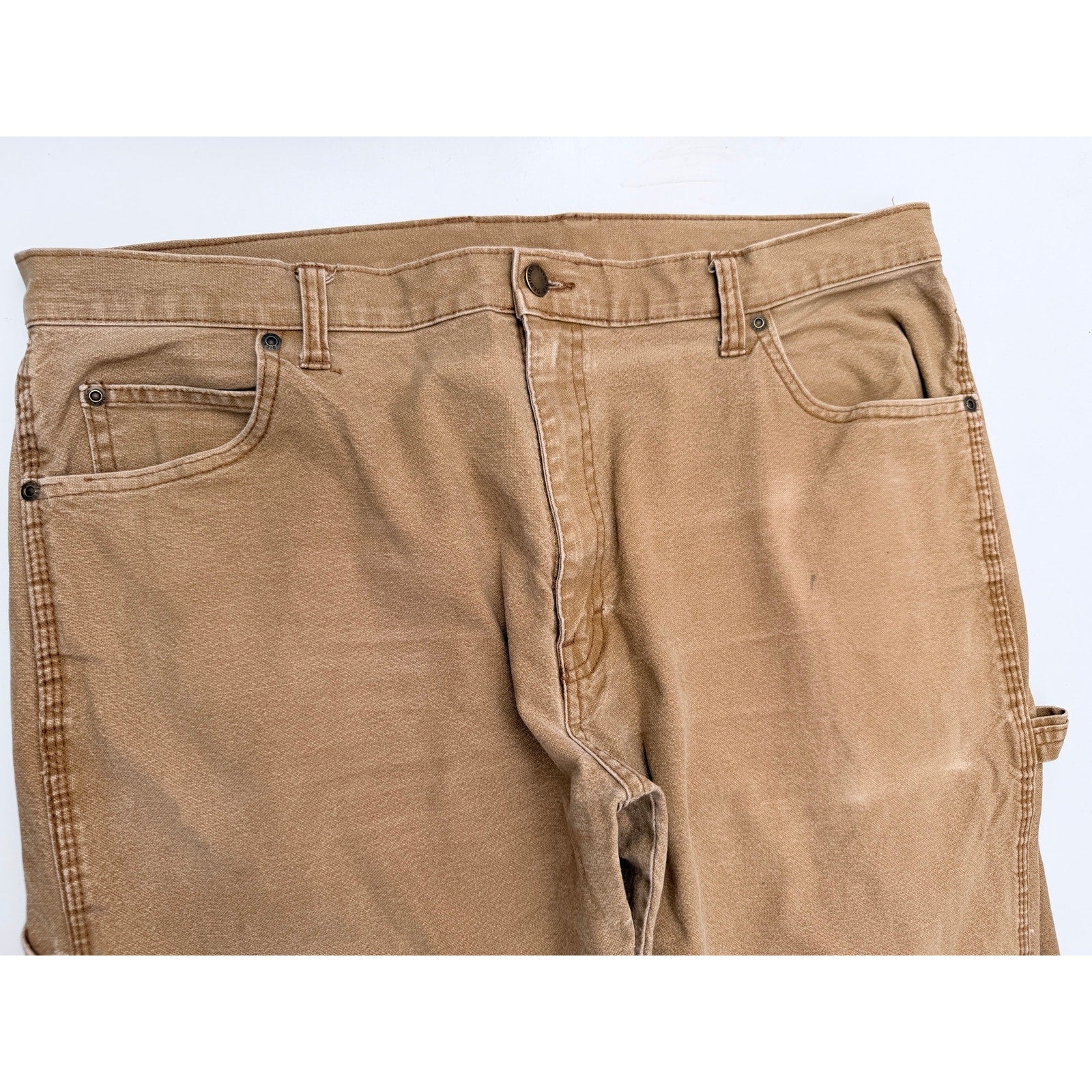 Dickies Carpenter Pants Mens 38x32 Brown Workwear Utility Pants