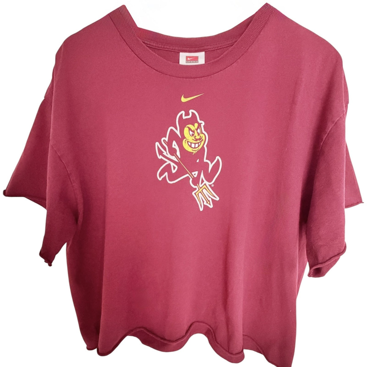 Nike Maroon ASU Cotton T-Shirt - Women's L