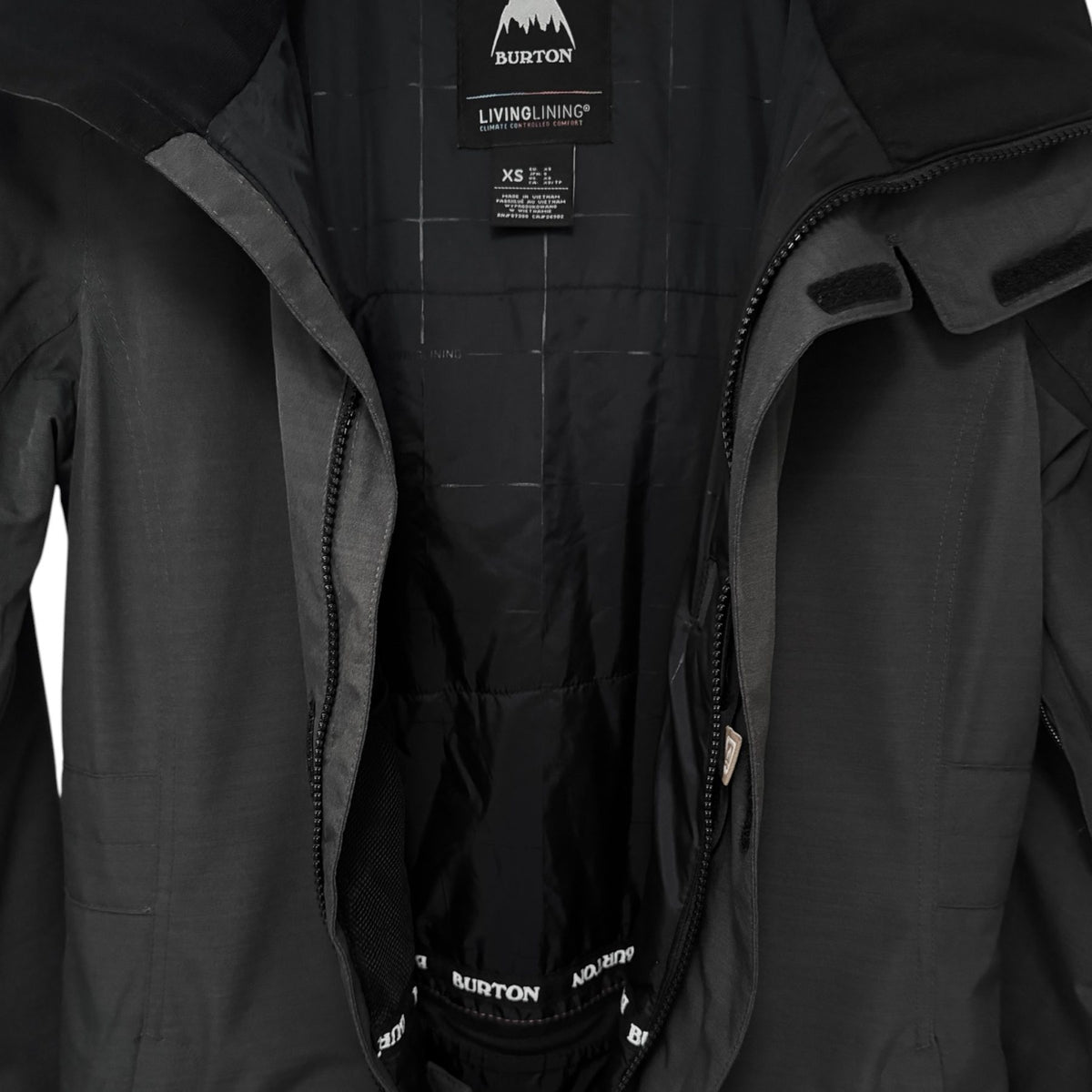 Burton Women's Gray W Jet Set Jacket Jacket — view 4