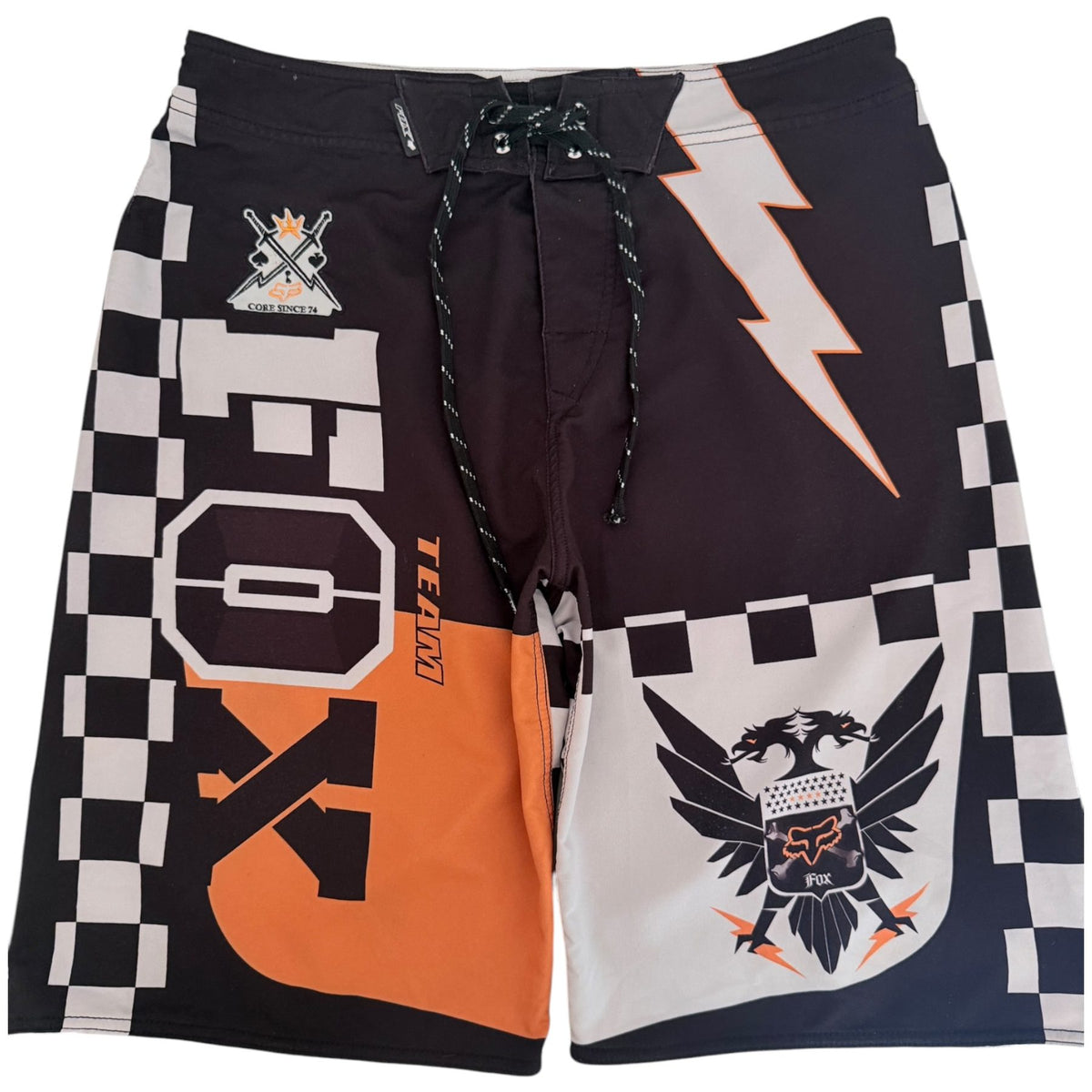 Fox Racing Men's Black Swimwear — front view
