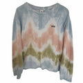 Vans Womens XL Pastel Tie Dye Cropped Crewneck Sweatshirt