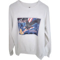 Vintage Operation Desert Storm Sweatshirt Mens L White USA Made Military Graphic